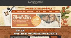 Desktop Screenshot of datingprofilewriters.com